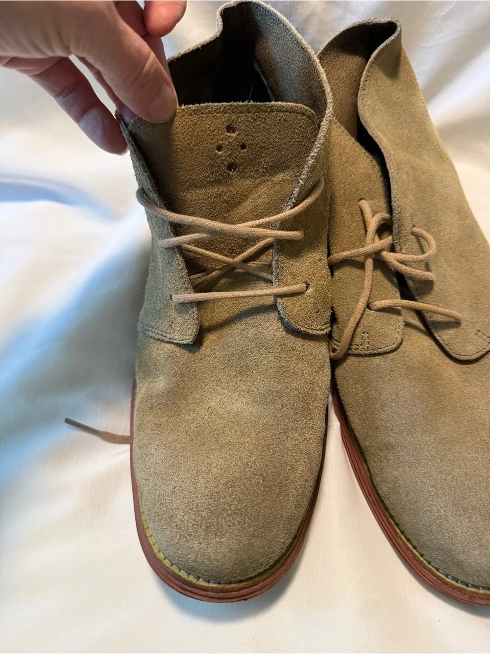 Cole Haan LunarGrand Suede Chukka Boots Tan Men’s Size 11